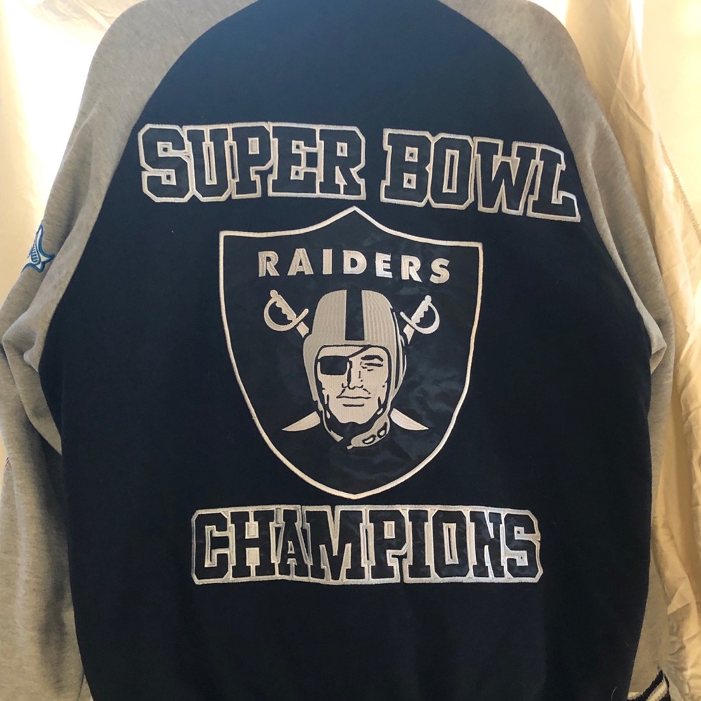 Raiders Letterman Jacket - Large